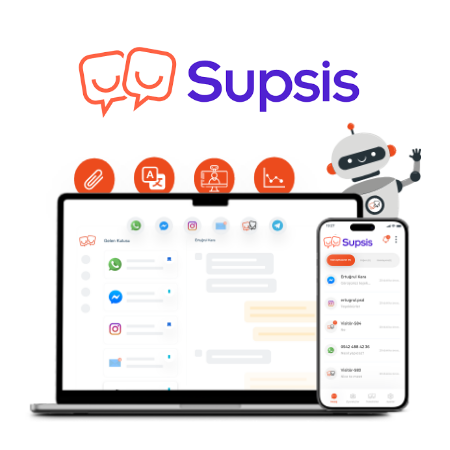 Supsis Canlı Destek ve Chatbot Uygulaması Logosu